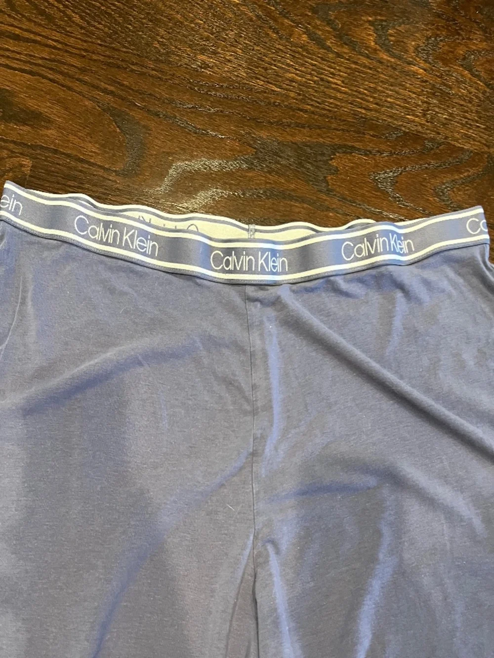 Calvin Klein 2-Piece Short Sleeve Denim Blue Sleepwear Set XL